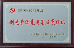 2010-2012年度创优争先先进基层党组织